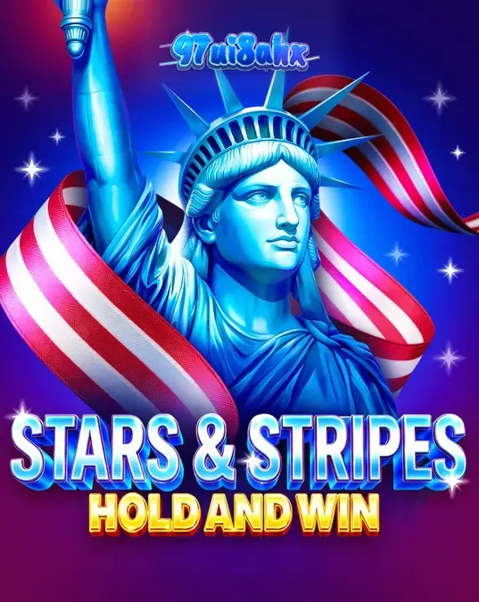 Tampilan visual slot Stars & Stripes Hold and Win dengan tema patriotik